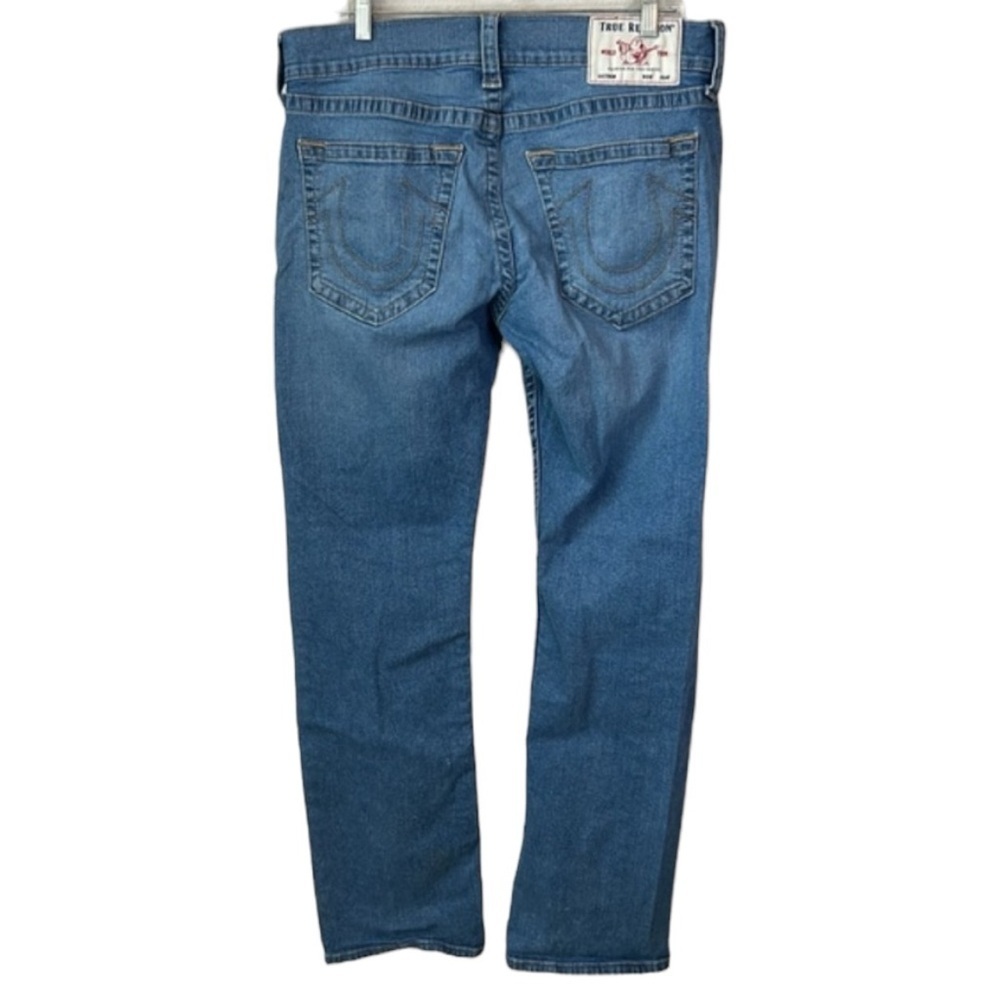 True Religion Ricky Straight Zip Fly Jeans Size 32 - Picture 2 of 10